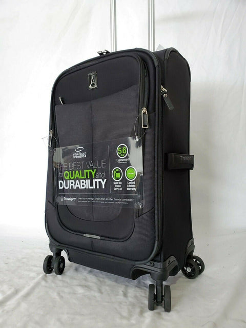 $300 Travelpro Walkabout 4 21" Carry-On Luggage Spinner International Black