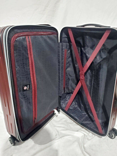REVO Rain 25" Expandable Spinner Wheels Check In Suitcase Hard Luggage TSA