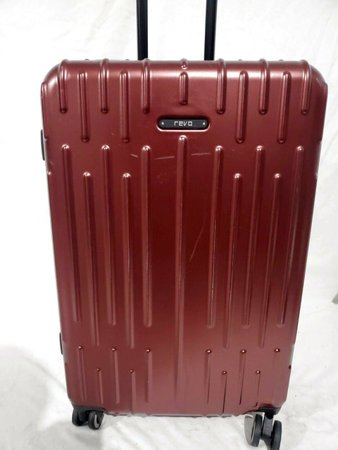 REVO Rain 25" Expandable Spinner Wheels Check In Suitcase Hard Luggage TSA