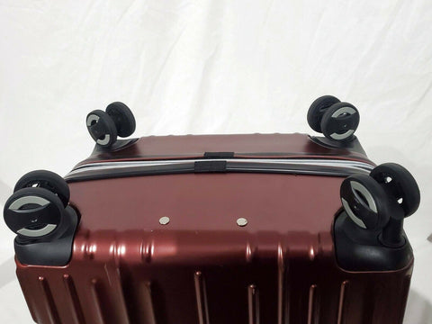REVO Rain 25" Expandable Spinner Wheels Check In Suitcase Hard Luggage TSA