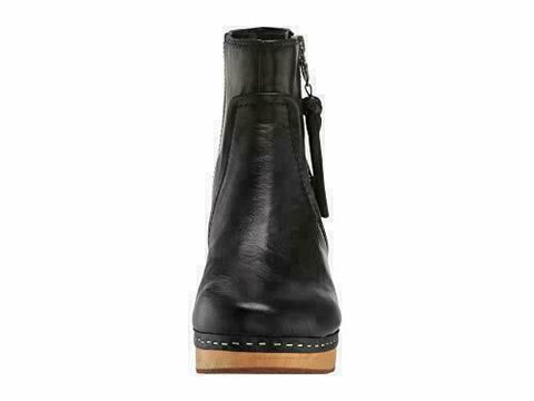 $200 New Patricia Nash Women's Rafael Leather Black Ankle Boots Size 9.5 US