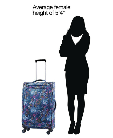 New Atlantic Infinity Lite 4 25" Expandable Spinner Luggage Check-In Floral