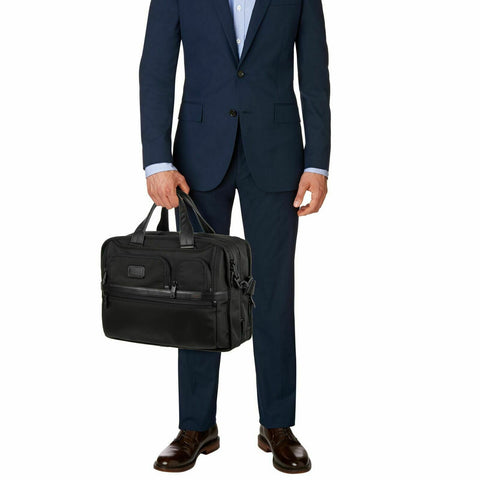 $595 NEW Tumi Alpha 2 Expandable Organizer Laptop Briefcase Business Bag