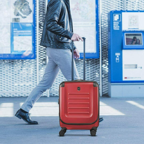 $645 Victorinox Spectra 2.0 Hard Spinner Suitcase, Red, Expandable Carry-On 21"