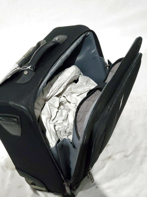 $480 New Travelpro Crew 11-Rolling Underseat Tote Carry-On Bag, Black, 16-Inch
