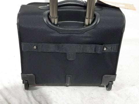 $480 New Travelpro Crew 11-Rolling Underseat Tote Carry-On Bag, Black, 16-Inch