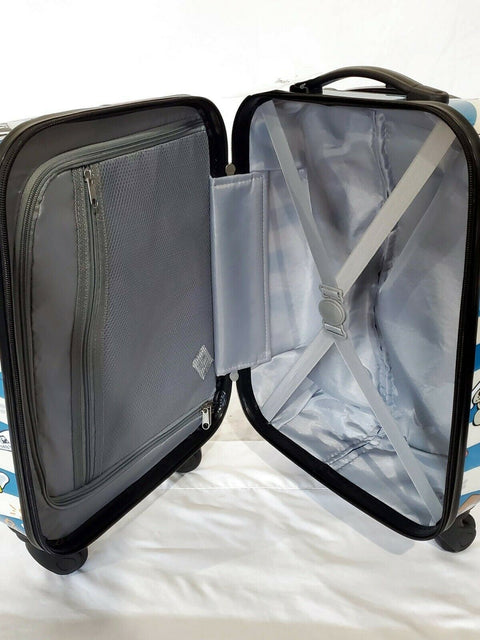 $160 New Travelers Club Traveler's Club Kid's 3 Piece Luggage Set Hard Dog Print