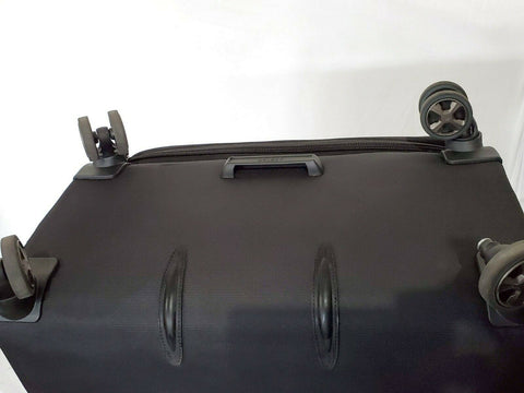$400 Delsey DLX 29" Expandable Suitcase Check In Luggage Spinner Black TSA Lock