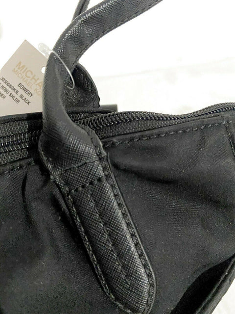 $198 MICHAEL KORS Women's Medium Black Tote Shoulder Handbag Nylon