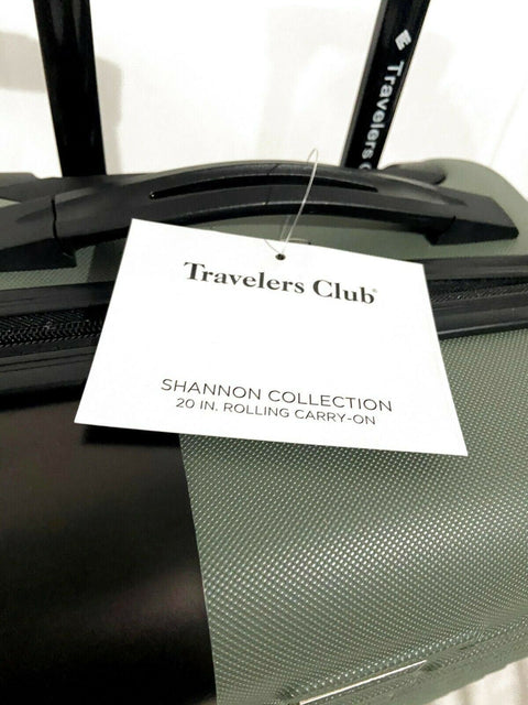 New Travelers Club Luggage Shannon Spinner Expandable Luggage 20" Carry-On