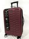 New Travelers Club Shannon Spinner Expandable Luggage 20" Carry On Rose Wine