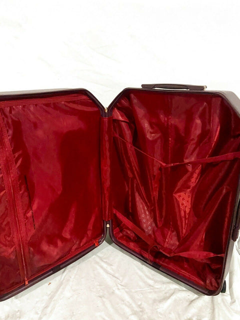 $350 DKNY Allure 28" Hard Spinner Wheels Rose Pink Suitcase Luggage Wine