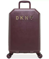 New DKNY Allure 20" Hard Case Spinner Suitcase Luggage Carry On Wine Burgundy