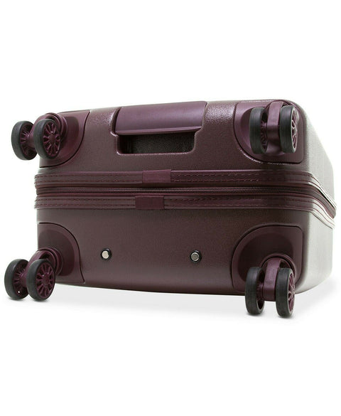New DKNY Allure 20" Hard Case Spinner Suitcase Luggage Carry On Wine Burgundy