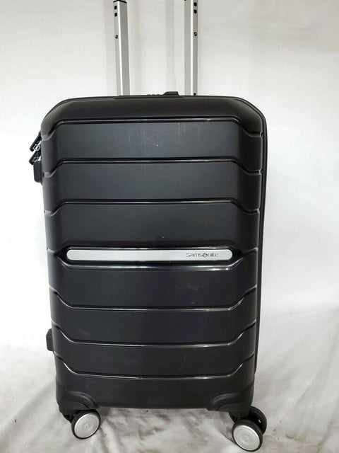 $340 Samsonite Freeform 21" Hard Carry-On Spinner Luggage Suitcase Black TSA
