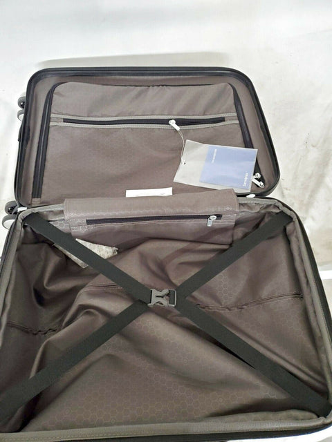 $340 Samsonite Freeform 21" Hard Carry-On Spinner Luggage Suitcase Black TSA