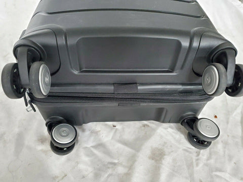 $340 Samsonite Freeform 21" Hard Carry-On Spinner Luggage Suitcase Black TSA