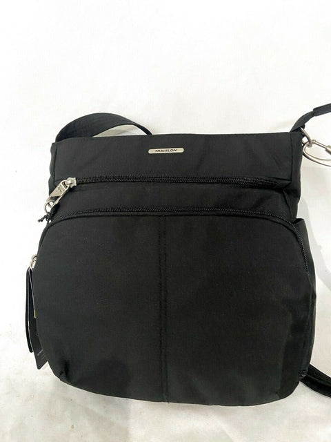 $150 New Travelon Anti-Theft Classic Crossbody Travel Bag RFID