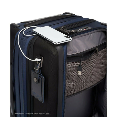 $850 Tumi ALPHA 3 22" International Dual Access Carry On Spinner Luggage