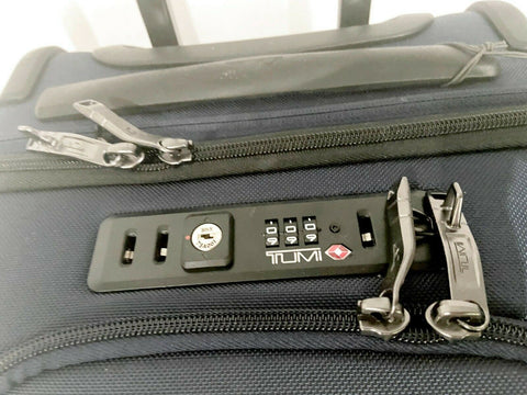 $850 Tumi ALPHA 3 22" International Dual Access Carry On Spinner Luggage