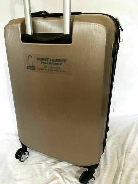 $420 New Samsonite Mystique 2.0 25" Hardside Spinner Luggage Gold Suitcase TSA