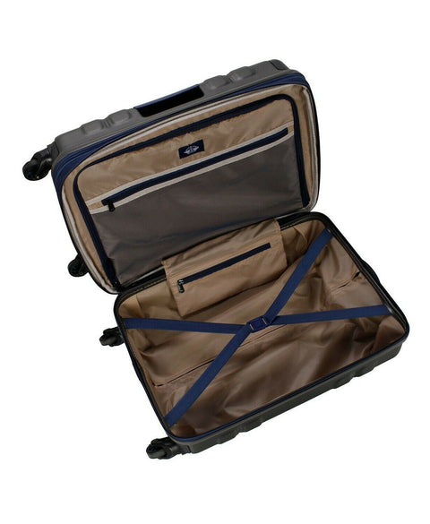 $300 New DOCKERS Azure Lite 20" Hard-case Luggage Expandable Suitcase Carry On