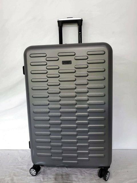Travelers Club Luggage Shannon Spinner Expandable Luggage 28" Large Silver