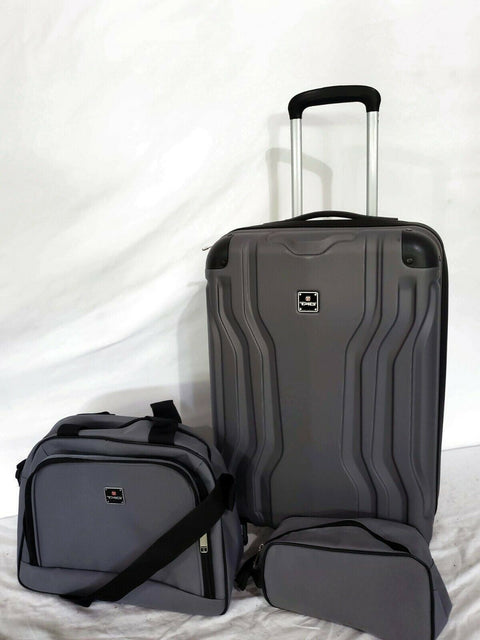 Travelers Club Luggage Shannon Spinner Expandable Luggage 28" Large Silver