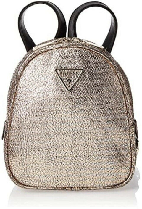 New GUESS Women's Convertible DELON Mini Backpack Shinny
