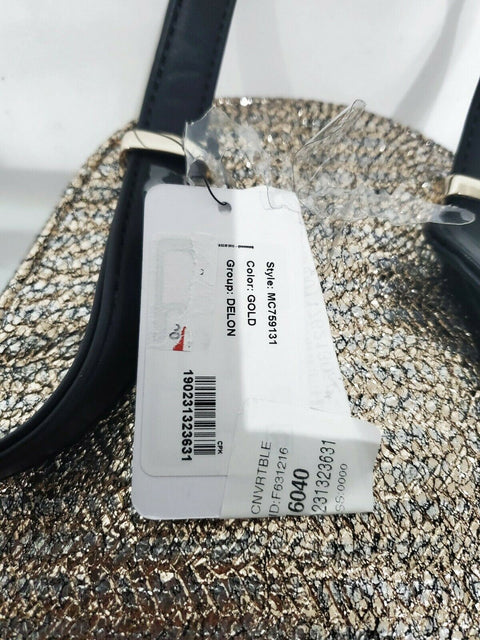 New GUESS Women's Convertible DELON Mini Backpack Shinny