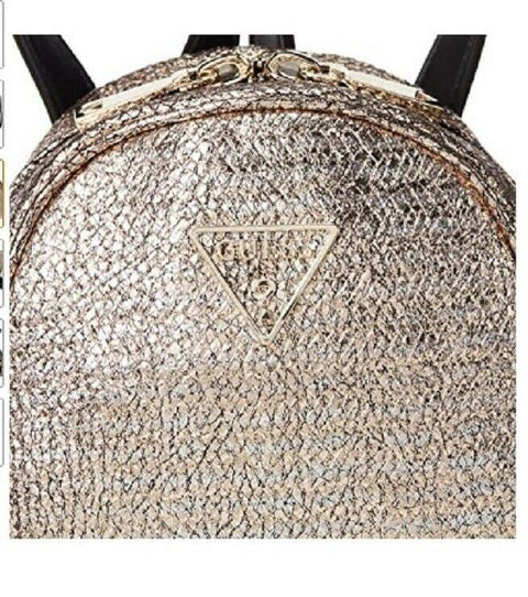 New GUESS Women's Convertible DELON Mini Backpack Shinny