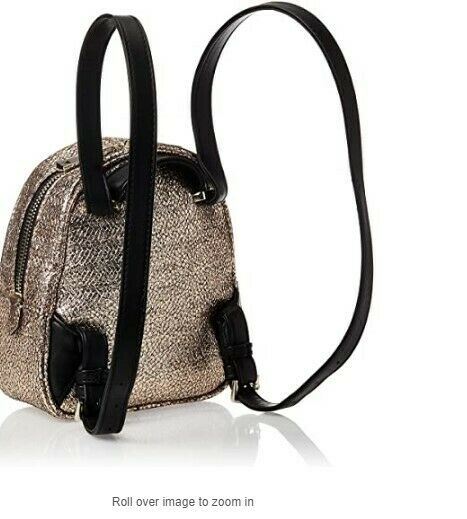 New GUESS Women's Convertible DELON Mini Backpack Shinny
