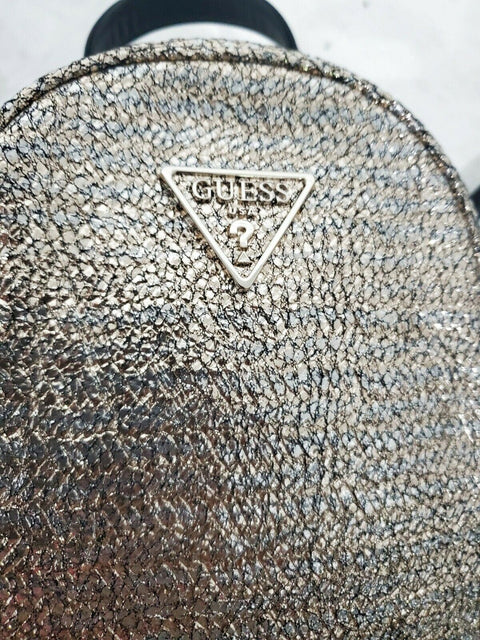 New GUESS Women's Convertible DELON Mini Backpack Shinny