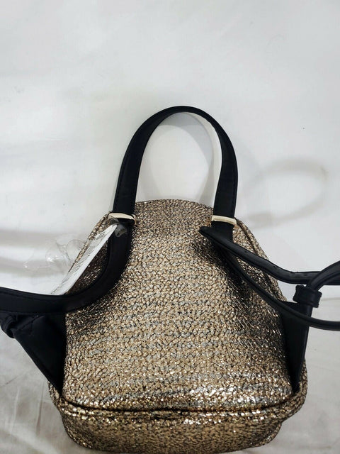 New GUESS Women's Convertible DELON Mini Backpack Shinny