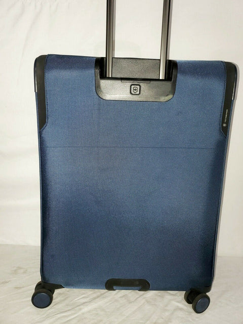 $1000 Victorinox Swiss Army VX Avenue 27.5" Expandable Spinner Suitcase Navy