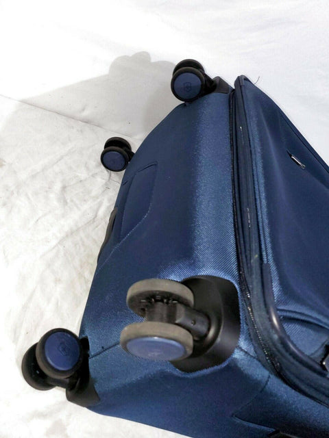 $1000 Victorinox Swiss Army VX Avenue 27.5" Expandable Spinner Suitcase Navy