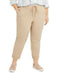 New Style & Co. Women's Beige Pull On Drawstring Capri Cropped Pants Plus 20W