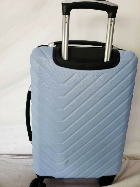 $280 CIAO Orbit 2.0 20" Hardside Luggage Carry On Suitcase Luggage Blue
