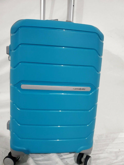 $380 NEW Samsonite Freeform 21" Hard Carry-On Spinner Luggage Suitcase TSA Aqua