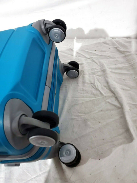 $380 NEW Samsonite Freeform 21" Hard Carry-On Spinner Luggage Suitcase TSA Aqua