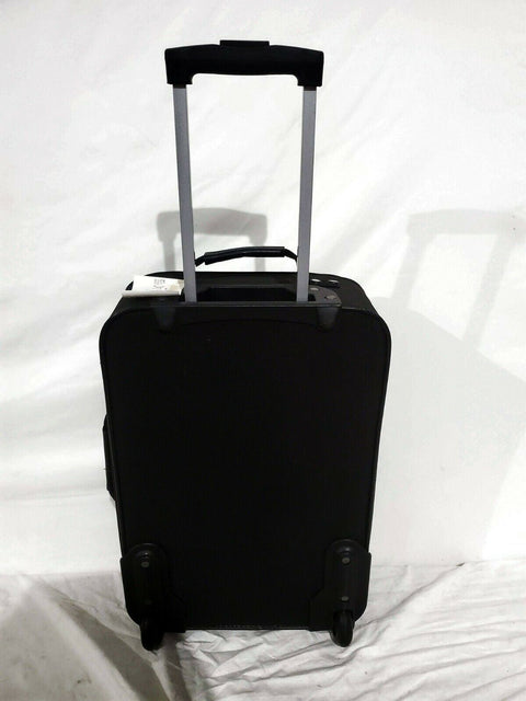 $240 American Tourister Soft-side Luggage Black Travel Bag Size 20" Carry On