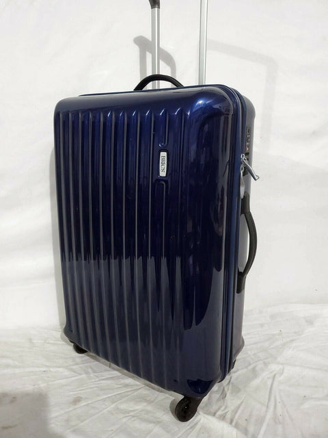 $499 NEW BRICS RICCIONE 27" HARDSIDE SPINNER TROLLEY SUITCASE LUGGAGE BLUE