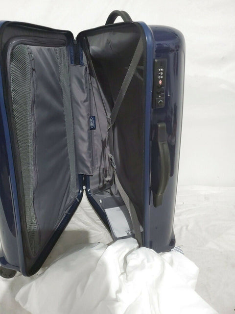 $499 NEW BRICS RICCIONE 27" HARDSIDE SPINNER TROLLEY SUITCASE LUGGAGE BLUE