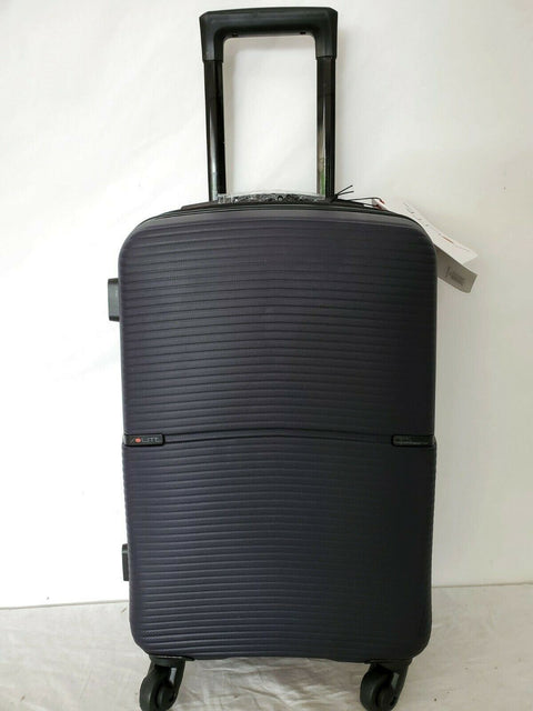 $320 New Solite Maven 2.0 Expandable Spinner Luggage 22" Carry On Blue
