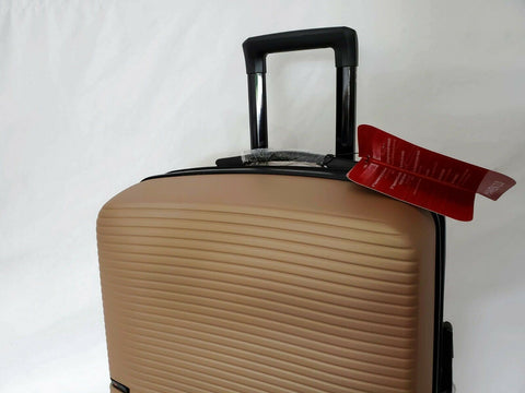 $340 New Solite Maven 2.0 Expandable Spinner Luggage 26" Check In Champagne