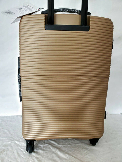 $340 New Solite Maven 2.0 Expandable Spinner Luggage 26" Check In Champagne