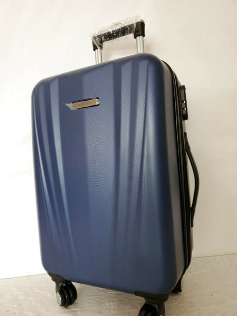 New Travel Select 21" Hard Carry On Spinner Luggage Suitcase Blue TSA Lock