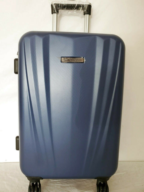 New Travel Select 21" Hard Carry On Spinner Luggage Suitcase Blue TSA Lock