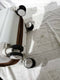 $500 Delsey Rendez-Vous 22" Expandable Carry-On Luggage Suitcase White Hardcase