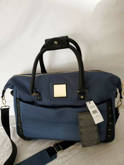 New Vince Camuto Loma Weekender Carry On Bag Blue Navy 17"